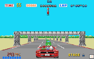 Out Run STe atari screenshot